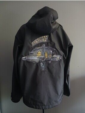 Derschutze Black Windbraker Jacket Size L